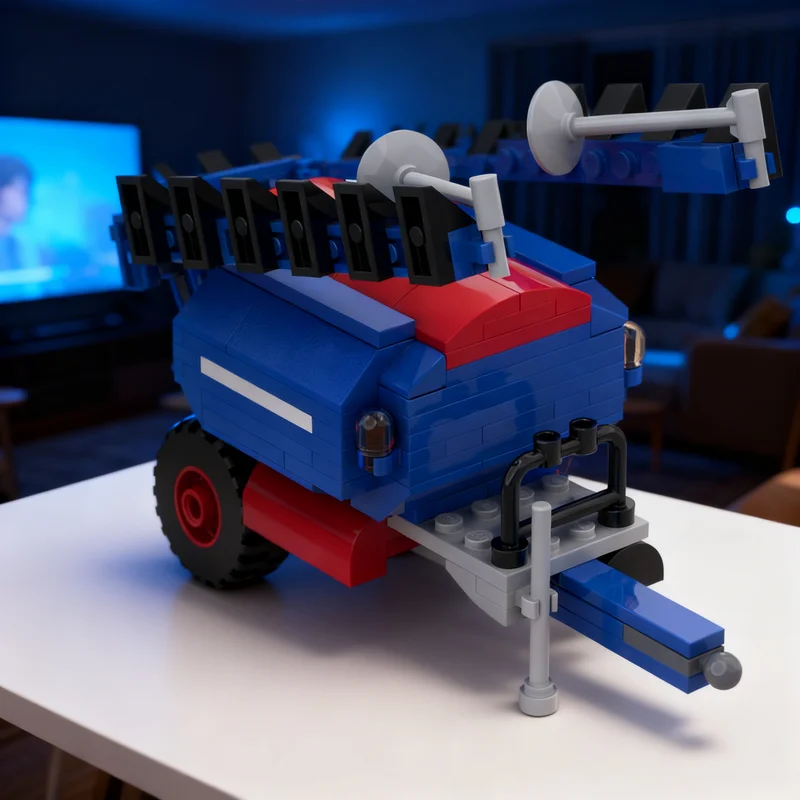 Набор строительных блоков MOC Seeder Lemken Solitair, 164 детали, для творческой сборки, идея для подарка на день рождения или Рождество, игрушки