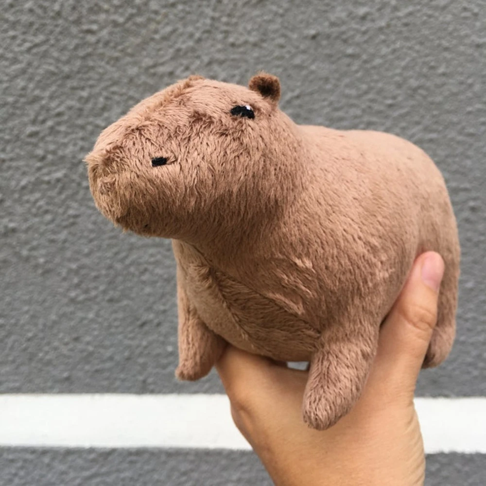 18 ซม.ชีวิตจริง Fluffty Capybara ของเล่นตุ๊กตาน่ารัก Capybara Plushie ตุ๊กตาสัตว์ป่าเด็กวันเกิดคริสต์มาส...