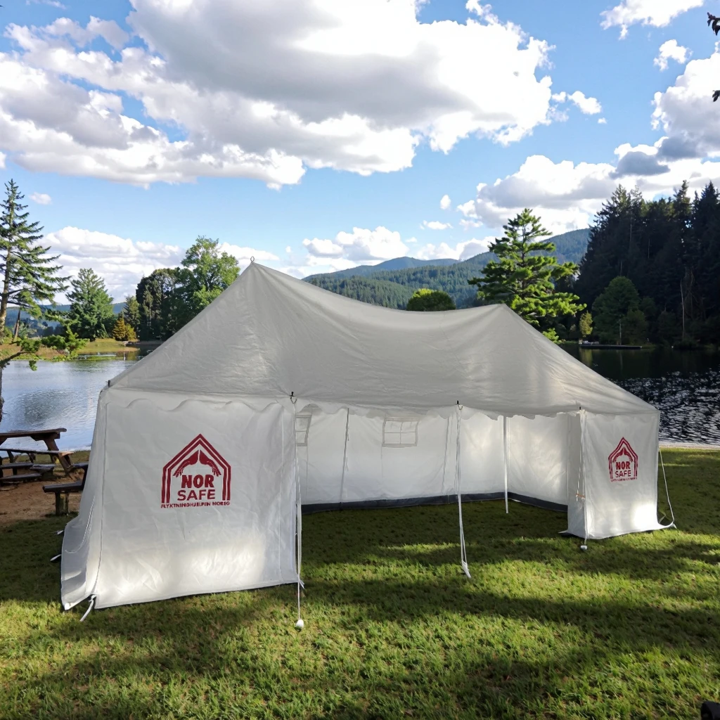 Camping Zelt Outdoor - 10x5, тент с индивидуальным логотипом, белая