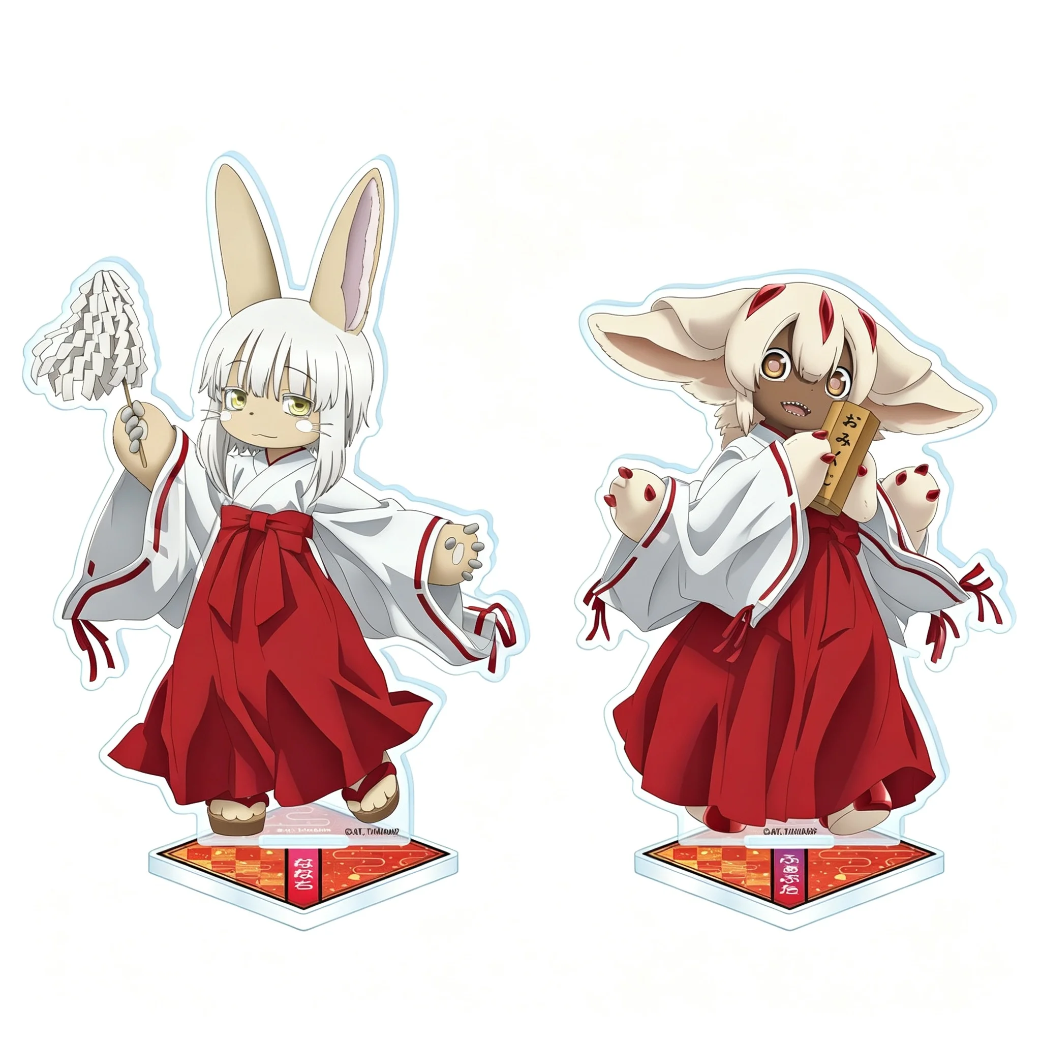 Anime Made in Abyss Faputa Witch Costume Version Acrylic Stand Figure Model Plate Keychains Desktop Ornament