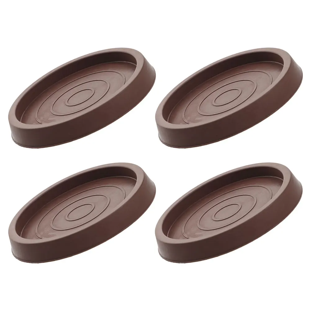 

4Pcs Furniture Coasters Anti-Slip Rubber Cups Chair Leg Stoppers for Wooden Tiled Floor Protection Noise Reduction