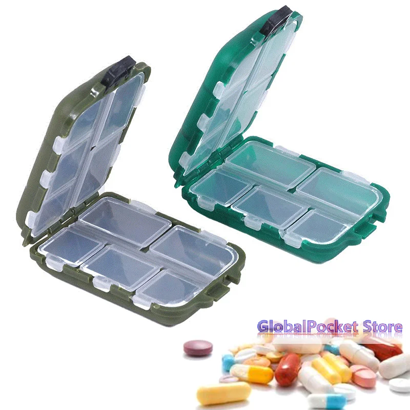 10 Grids Weekly Pill Box 7 Days Foldable Travel Medicine Holder Pill Box Tablet Storage Case Container Dispenser Organizer Tools