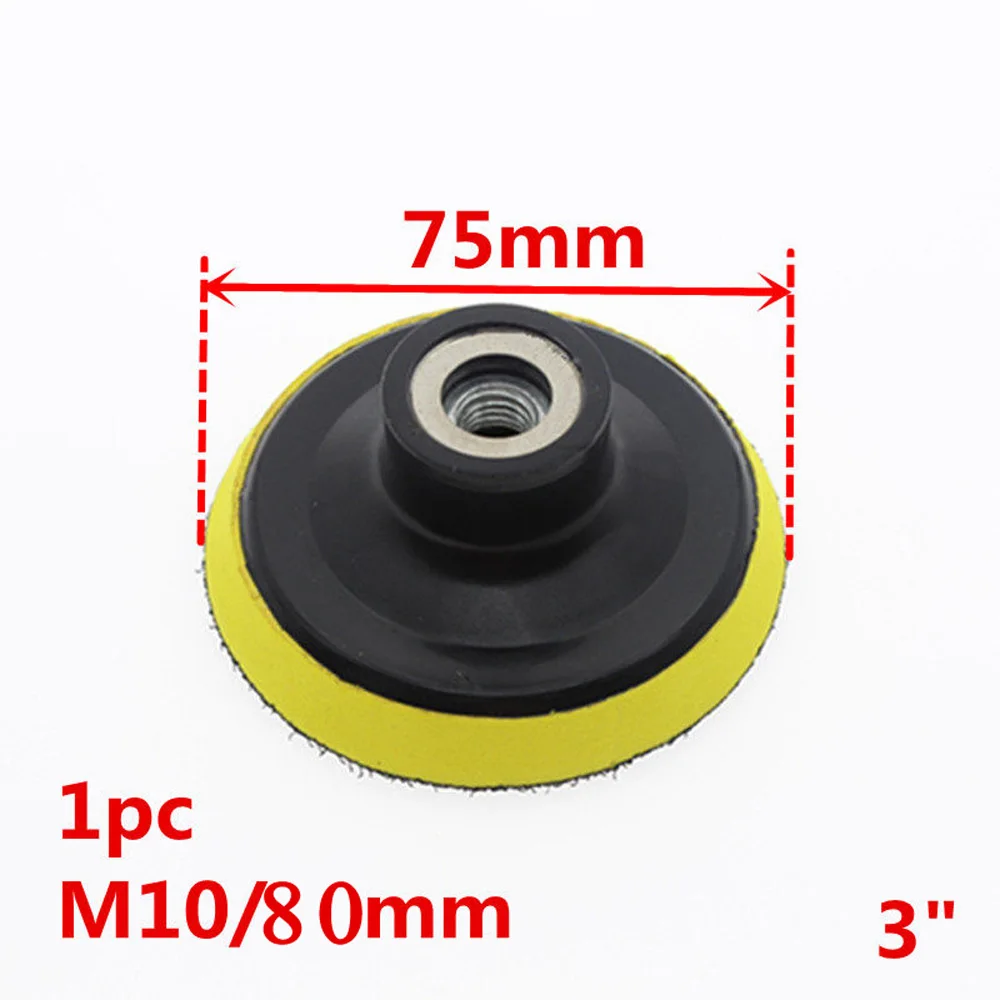 Disco de pulido autoadhesivo, barra de perforación para el cuidado de la pintura del coche, almohadilla de pulido, accesorio de herramienta de pulido, 1 piezas, 3, 4, 5, 6, 7 pulgadas