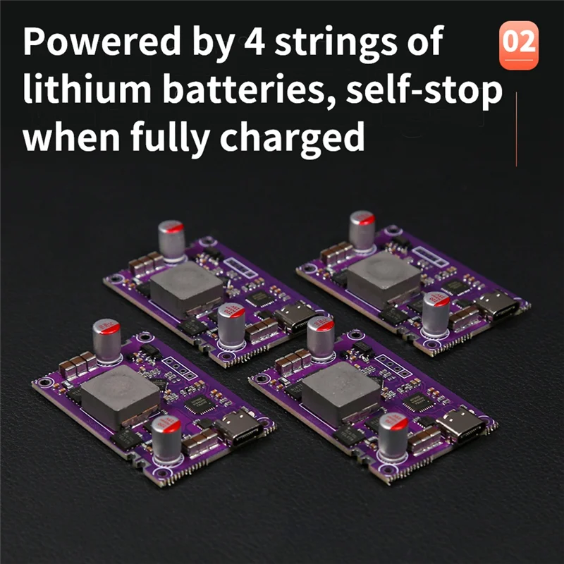 

EF-120W Two-Way Power Bank Motherboard Laptop Phone Type-C Fast Charging Module Buck Boost Module With Protection Board