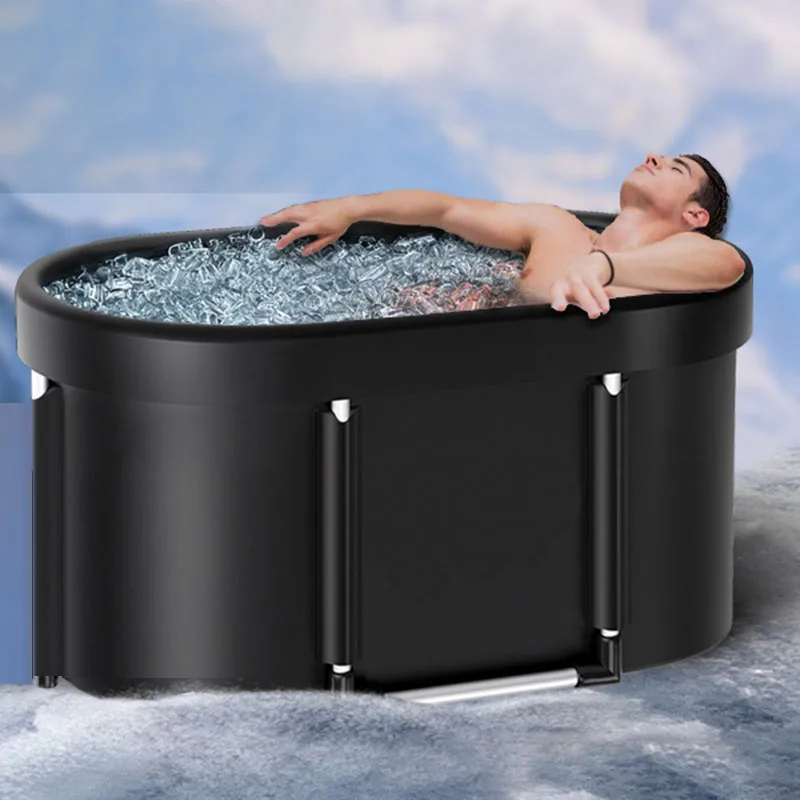 Ice Bath Tub for Athletes 109 Gal Capacity Portable Cold Plunge Tub for Cold Water Dip and Recovery, Ice Baths at Home Outdoor