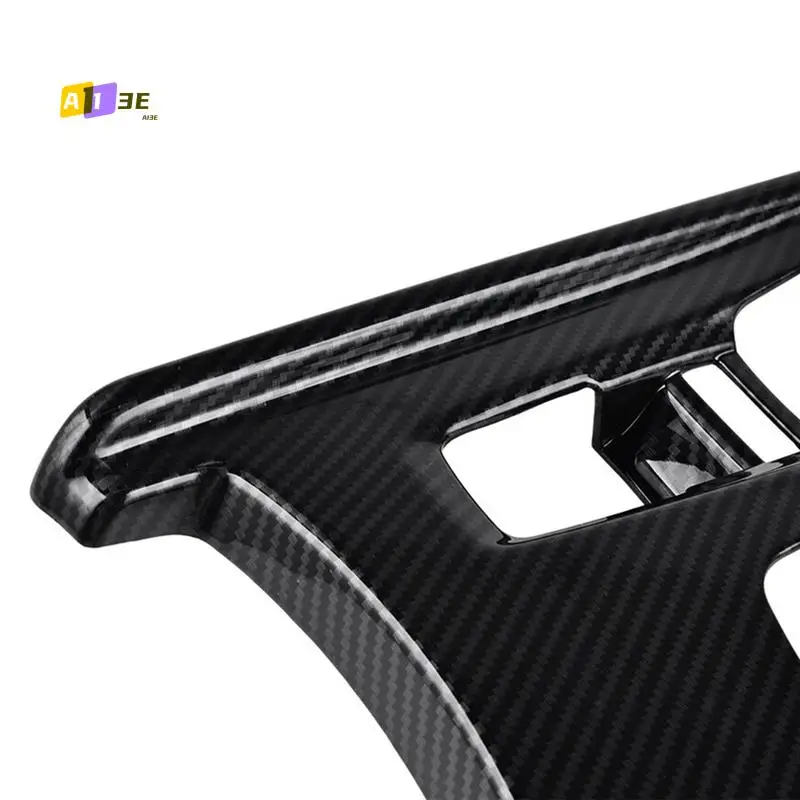 

A03E-For Honda Accord 2018-2022 Carbon Fiber Interior Gear Shift Panel Frame Cover Trim