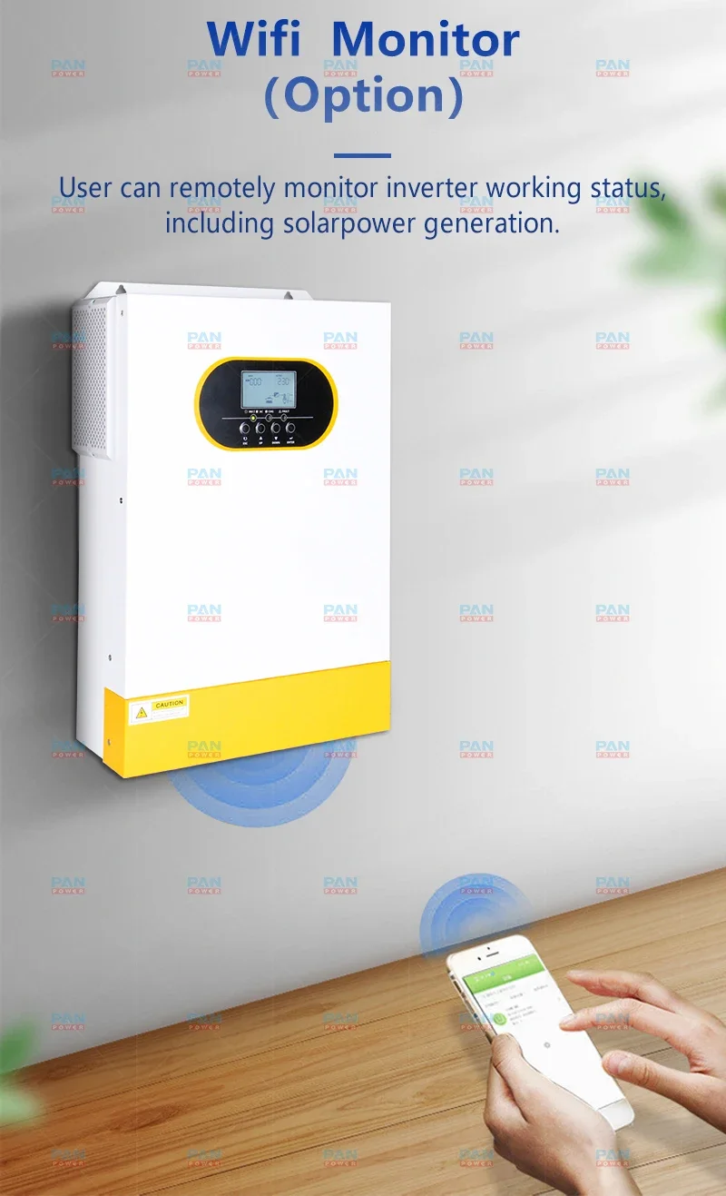 Factory Price off Grid 5.5kva 48vdc 5500watt 5.5kw Hybrid Solar Inverter With MPPT factory