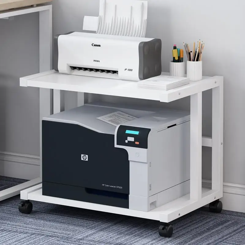 supporto-portatile-per-stampante-a-doppio-livello-da-posizionare-a-terra-ideale-per-l’ufficio-domestico-con-funzione-di-archiviazione-e-organizzazione-design-semplice