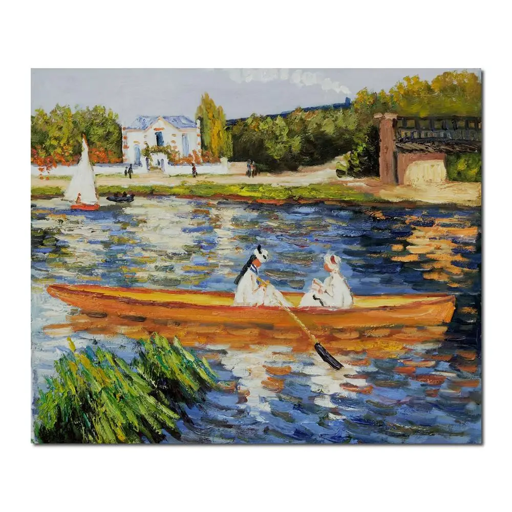 

Impressionism art gallery Boating on the Seine Pierre Auguste Renoir oil painting High quality Hand painted unframed