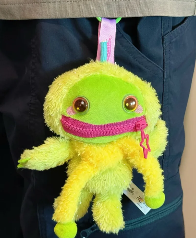 Sound-emitting  keychain blind box official Nomster trendy toy doll pendant decoration Christmas Gift