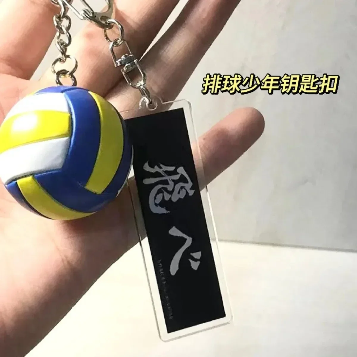 

Anime Haikyuu!! Karasuno Cosplay Cartoon Keychain Backpack Pendant Cute Key Ring Charm Keys Chain Collection Hallowmas Xmas Gift