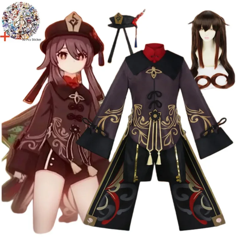 Hugai cosplay Genshin game cosplay costume Hu Dao Halloween women clothes