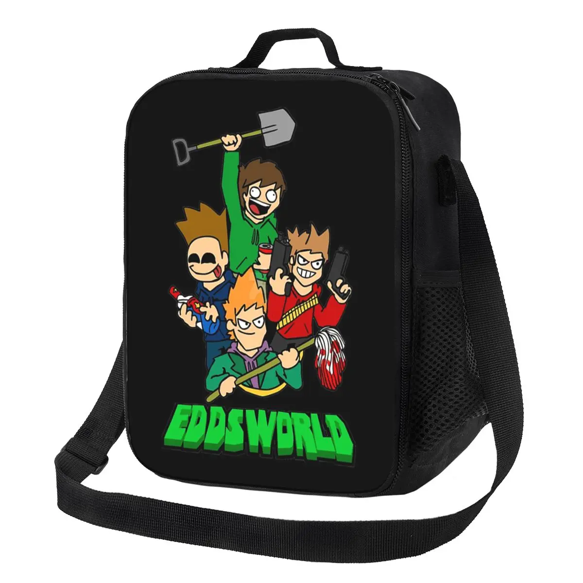 حقيبة غداء معزولة من Eddsworld للمدرسة والنزهات وصناديق الطعام وحاوية محمولة ومبرد صندوق غداء حراري