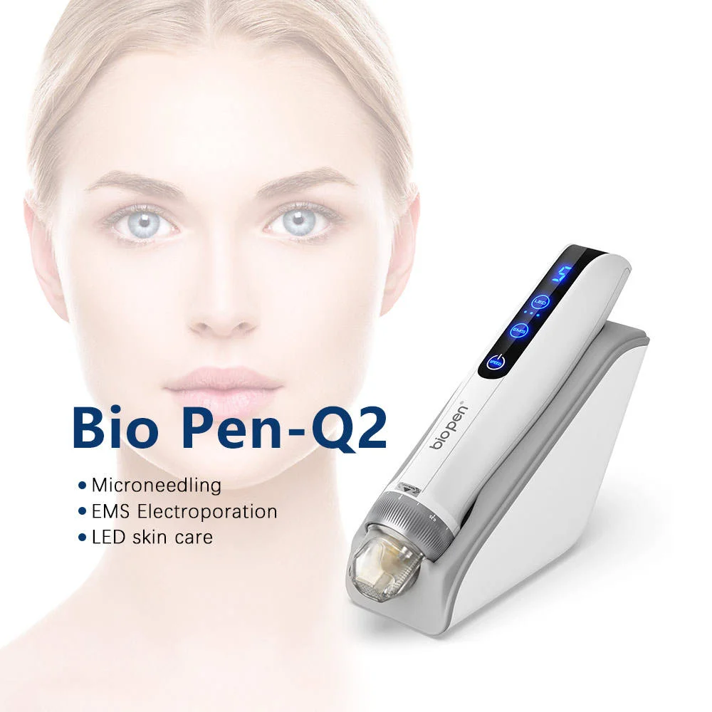 Bio Pen Q2 original, Dr.Pen Derma Pen Q2, 2 cartuchos de microagujas con longitud de aguja de 0.25 mm