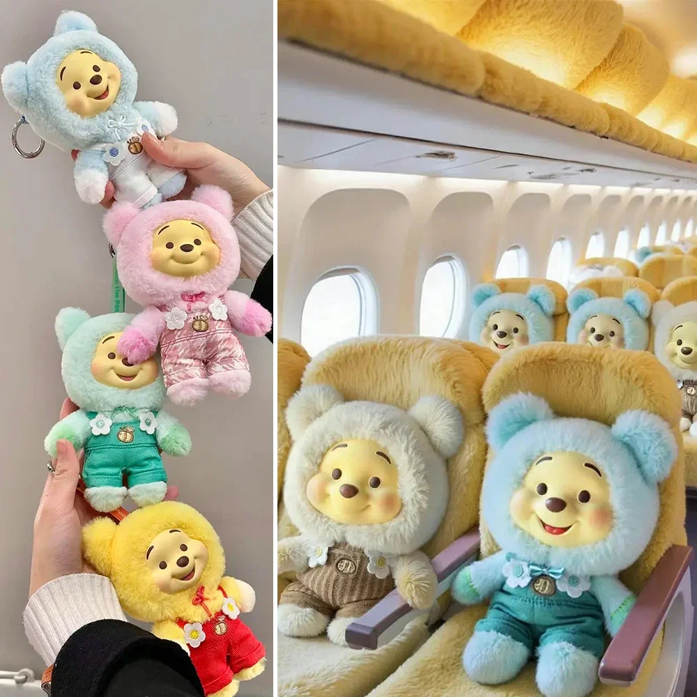 2026 In stock NEW Disney Winnie The Pooh Candy Series Blind Box Cute Pendant Doll Car Bag Decoration Kids Christmas Gift!!!!