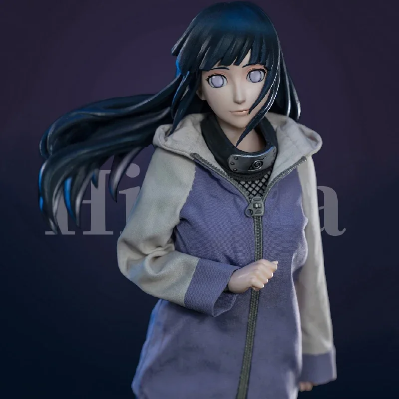 Naruto hyūga hinata 1/6 escala figuras de ação genuíno foguete brinquedos ROC-006 original modelo colecionável boneca estatueta ornamento presente