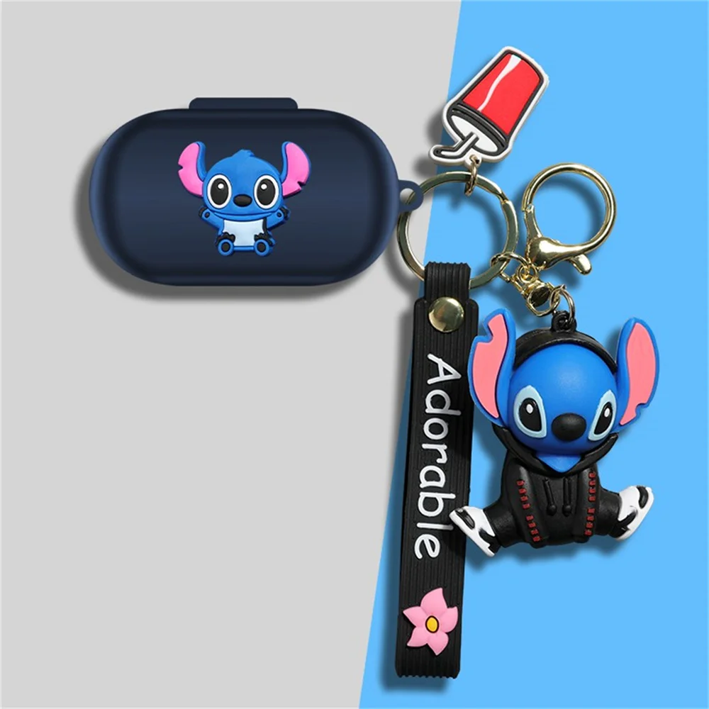 ที่ครอบหูฟังตัวการ์ตูนน่ารักแบบอะนิเมะ lotso นุ่มสำหรับ Huawei freebudes SE หูฟังไร้สายหูฟังเคสพร้อมพวงกุญแจตุ๊กตา