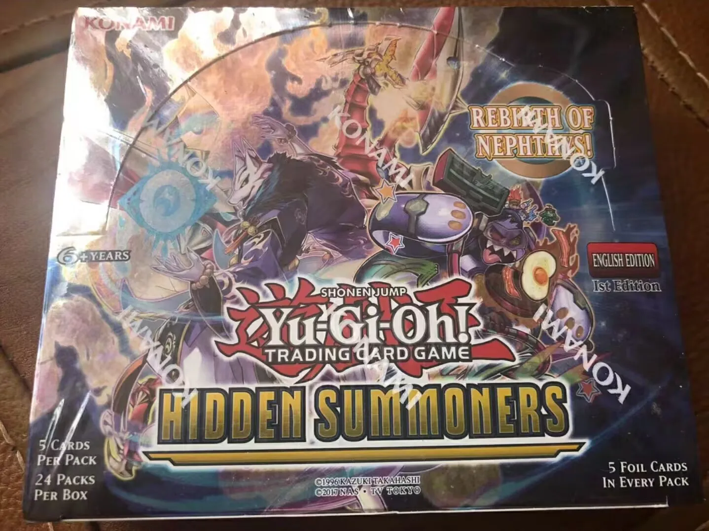 

Yugioh KONAMI Duel Monsters TCG Hidden Summoners HISU English 1st Edition Collection Sealed Booster Box