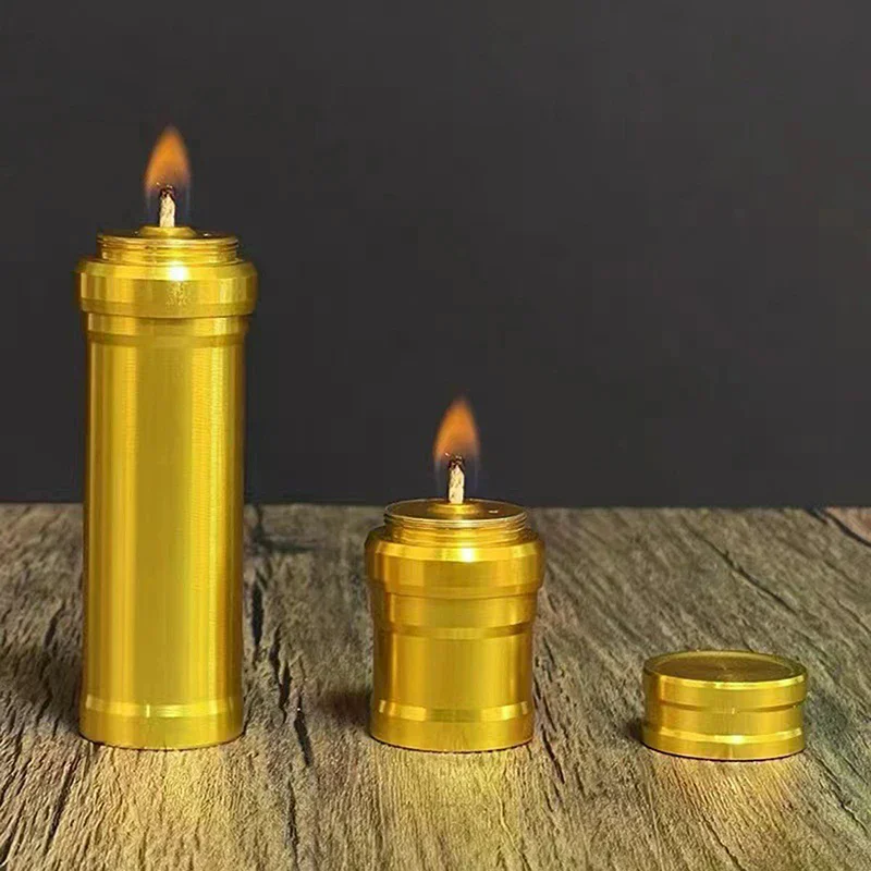 Portable Aluminum Alloy Mini Alcohol Lamp Laboratory Equipment Heating Liquid Stove Home Lighting Outdoor Garden Camping
