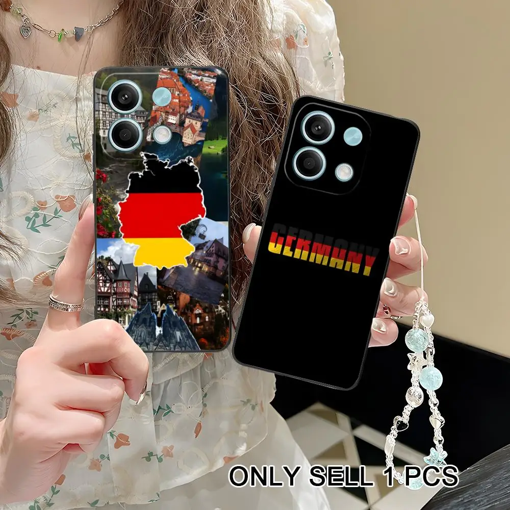 

Germany Flag Phone Case for POCO F8 F7 F6 F5 F4 F3 F2 Pro GT C75 C71 C65 C61 C40 Pro Ultra Soft TPU Shockproof Cover