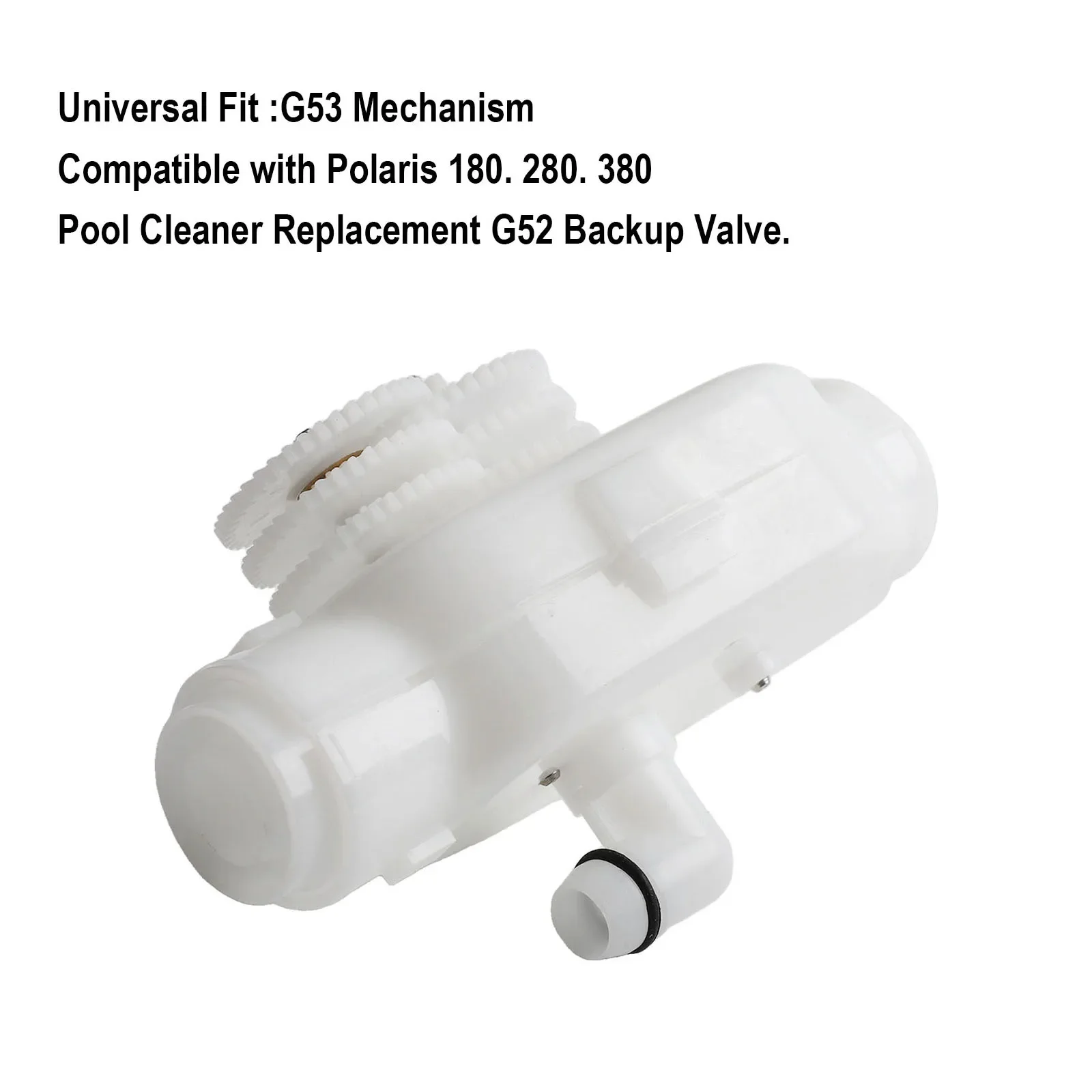 

Pool Parts Backup Valve Replacement Internal Parts White 1Pcs Plastic For Polaris 180 280 380 G52 Pool Cleaner