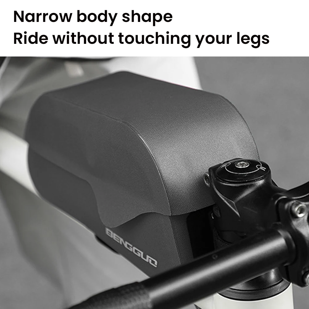 

Bicycle Magnetic Lid Top Tube Bag Waterproof Cycling Pouch Bike Frame Bag for Mountain Road Bike