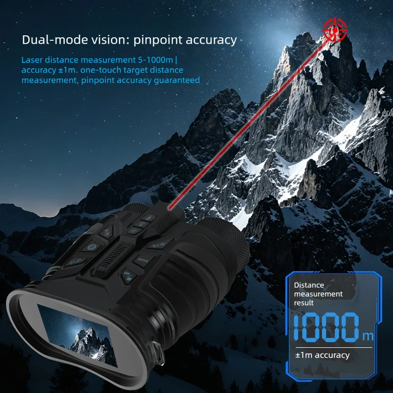Multispectral Infrared Thermal Scope Binocular 5K Day Vision & Thermal Fusion Monocular Hunting Scope Thermal Scope Video Record