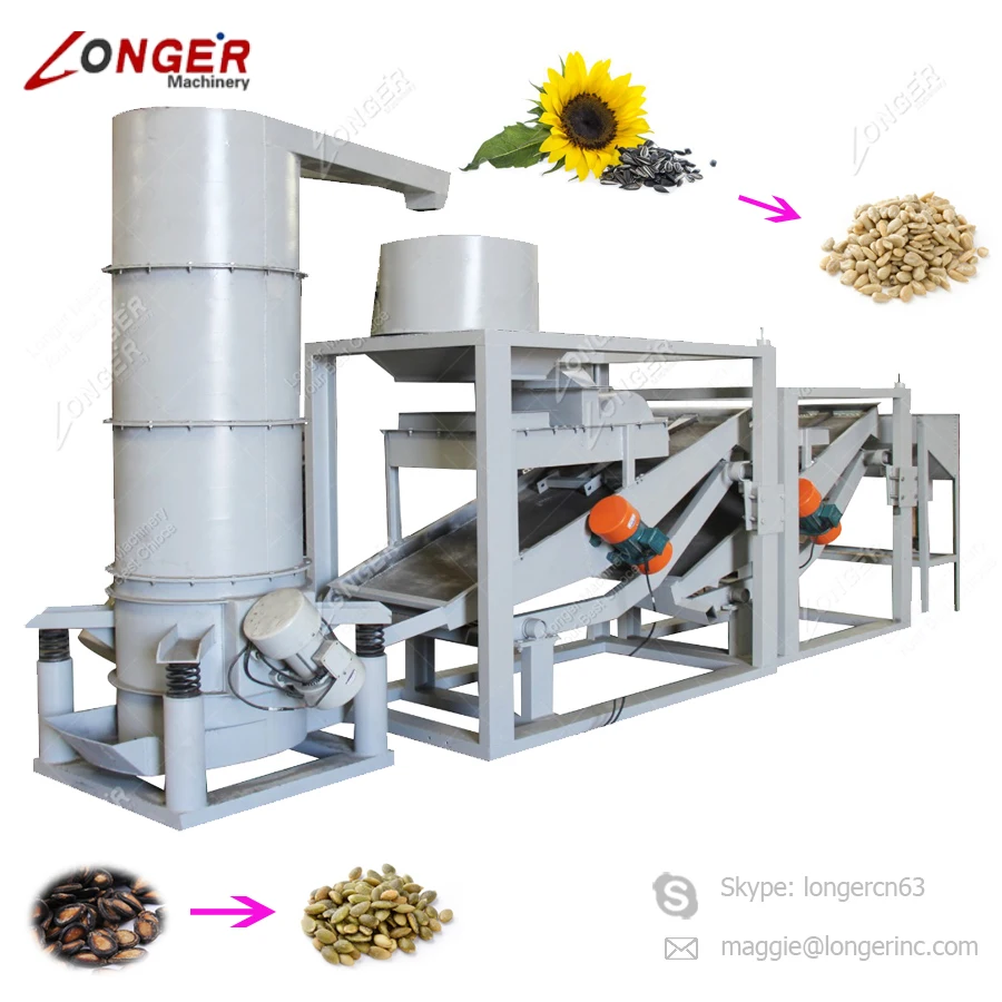 Good Quality Sunflower Seed Sheller Watermelon Seeds Husking Machine Pakistan Pine Nut Cracker Hemp Seeds Dehulling Machine