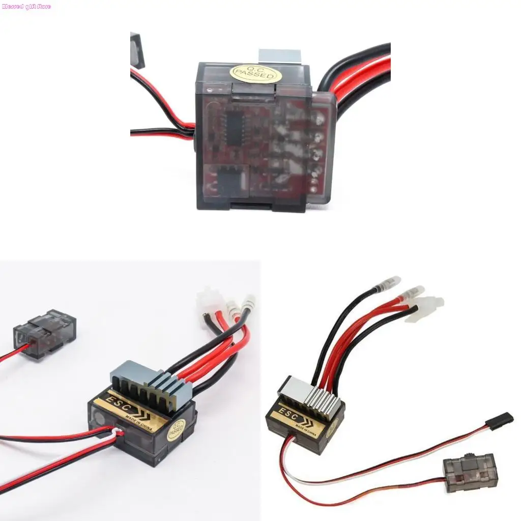 

D0JC RC ESC 320A Brush Motor Speed Controller Forward Reverse Brake for Brush Motor Boats Car Modified Upgrade RC Parts