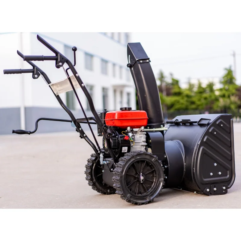 تخصيص ذاتية الدفع Snowplow 13hp محرك الطاقة مقبض التحكم منفاخ الثلج الصغيرة ، قاذف الثلج المنزلية القوية