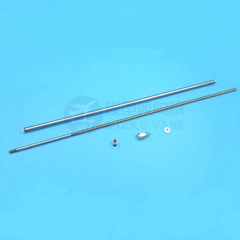 4mm Integrated 350mm Flexible Shaft+Stainless Steel Shaft Tube+Plastic Pipe+Drive Dog+Prop Nut+Gasket Brushless Electric Boat