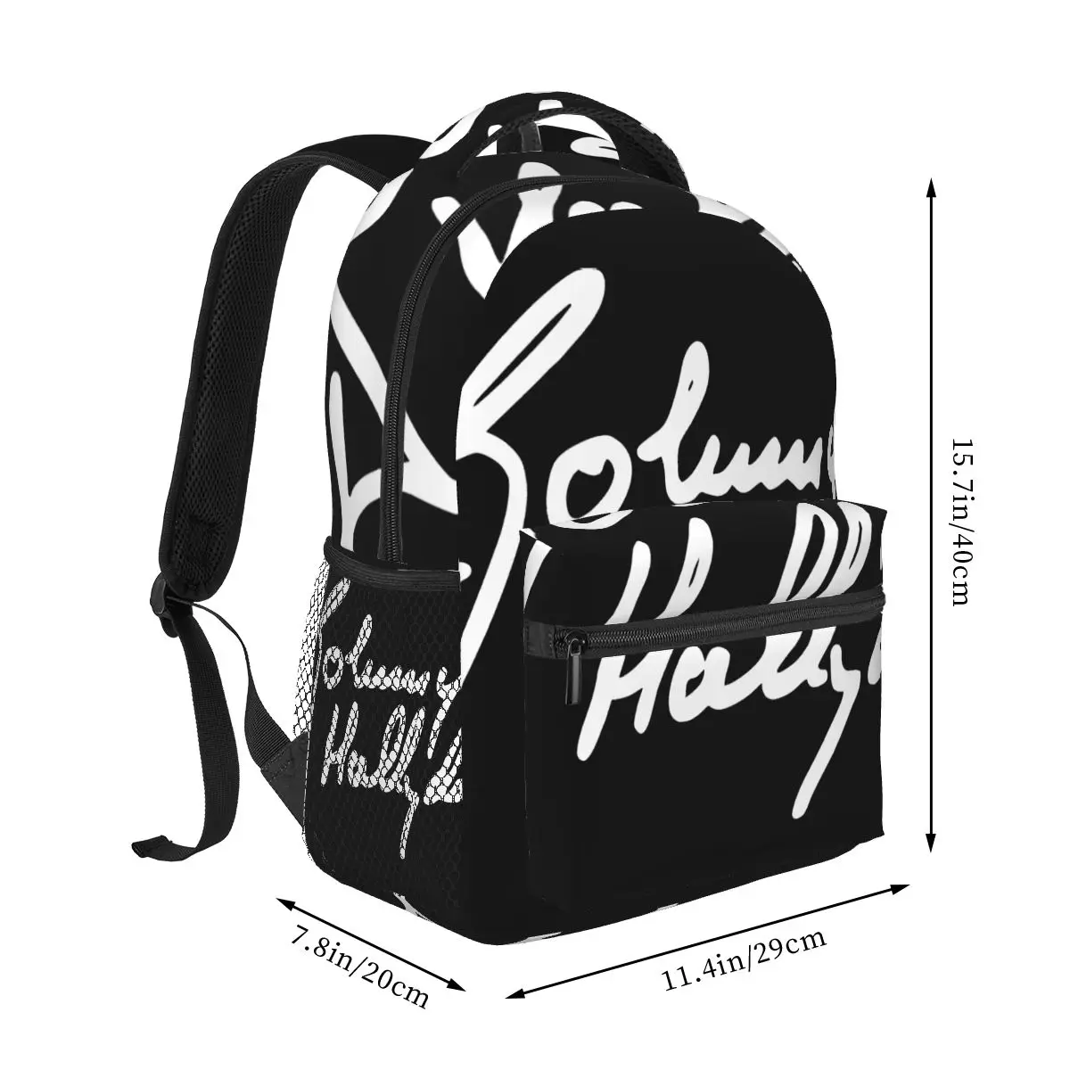 Johnny Hallyday Casual Backpack Unisex Students Leisure Travel Computer Backpack