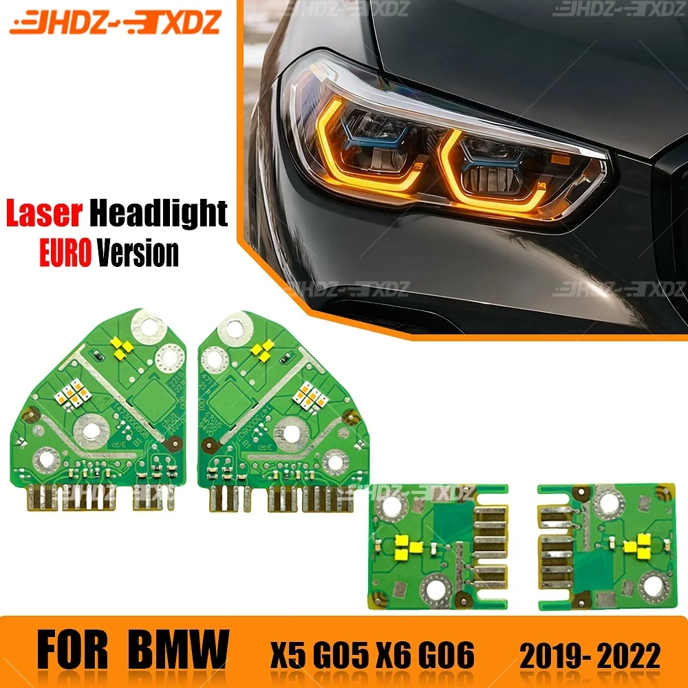 

CSL Yellow DRL LED Boards For BMW G05 G06 X5 X6 M F95 F96 19-22 Laser Headlight Amber Blue Red Daytime Running Light Chips