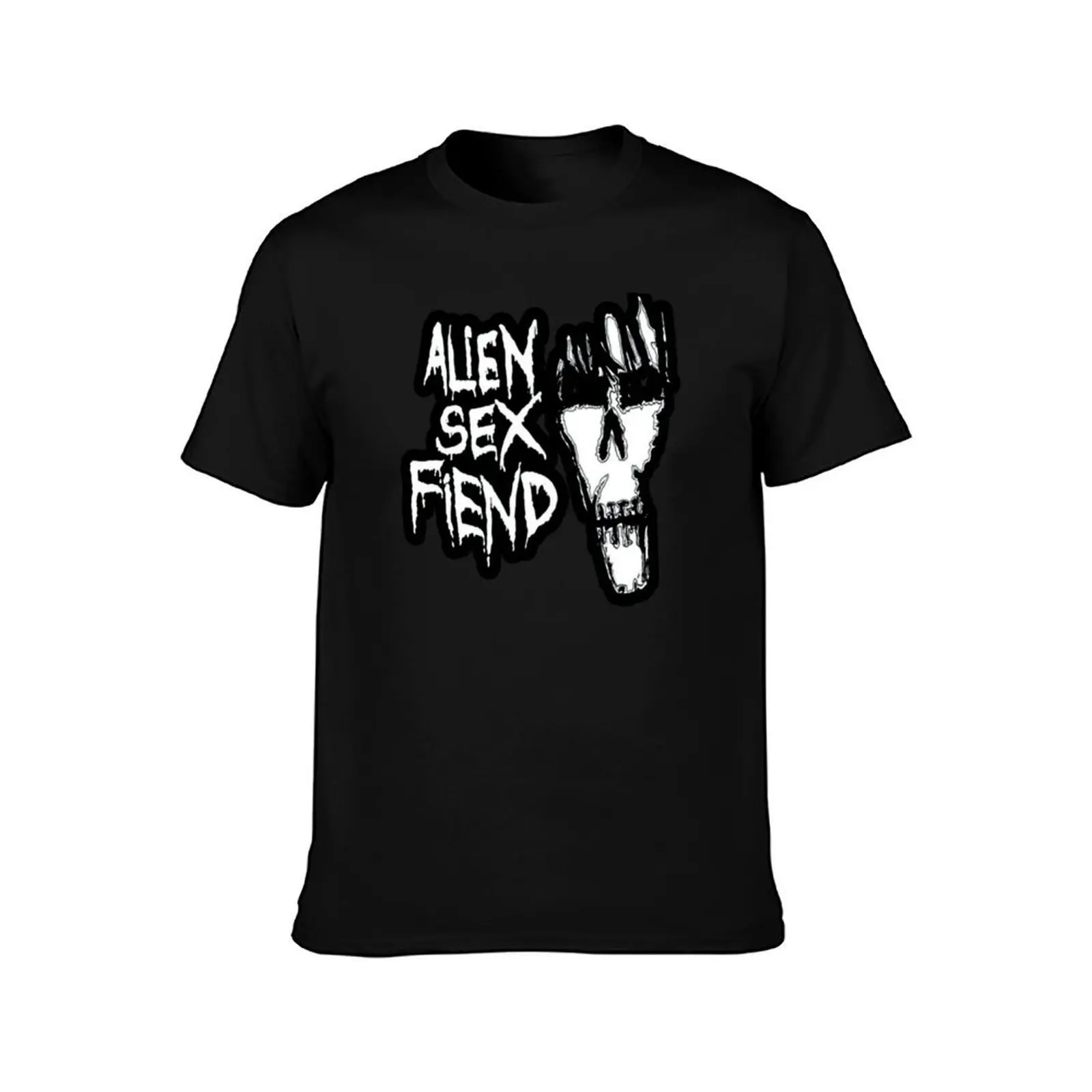 ALIEN SEX FIEND MUSIC PUNK T-Shirt Summer Casual Cotton Tee, Unisex Men Women