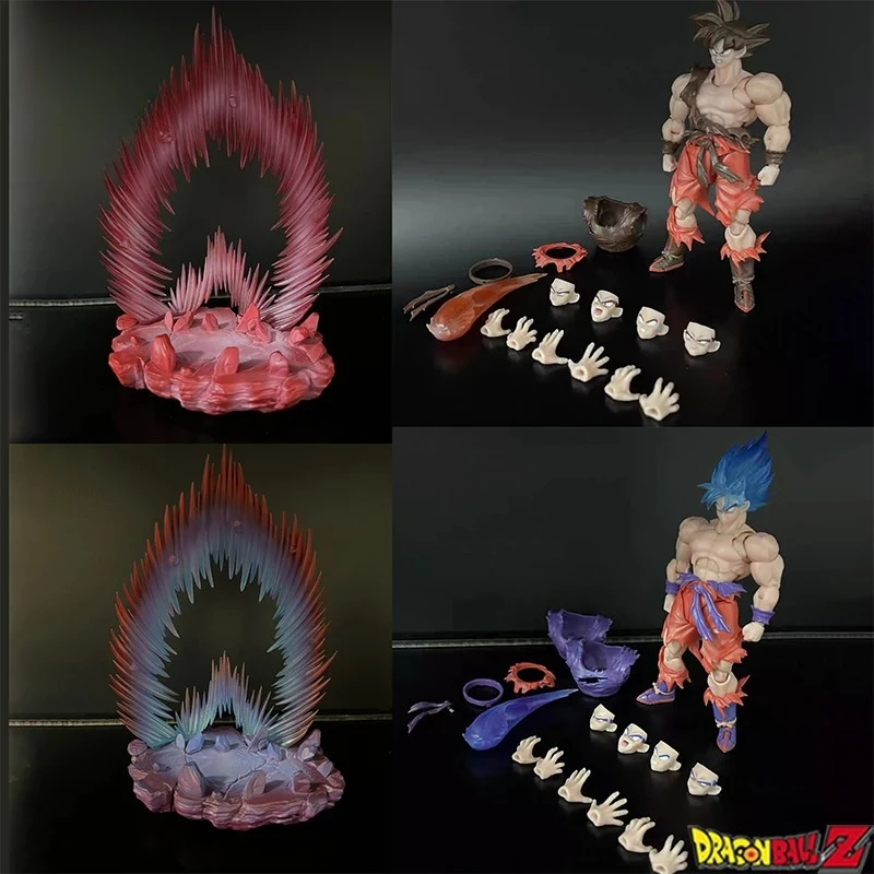 لعبة دراغون بول زد الشكل سون جوكو Shf أرقام 1/12 مقياس سوبر سايان سون جوكو عمل تمثال سطح المكتب الديكور الأطفال لعبة مضحكة