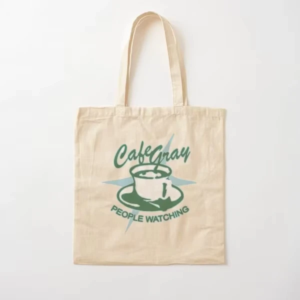 

Conan Grey Merch Cafe Серая рубашка Классическая холщовая сумка Модная тканевая продуктовая дорожная женская сумка-шоппер Сумка на плечо Tote