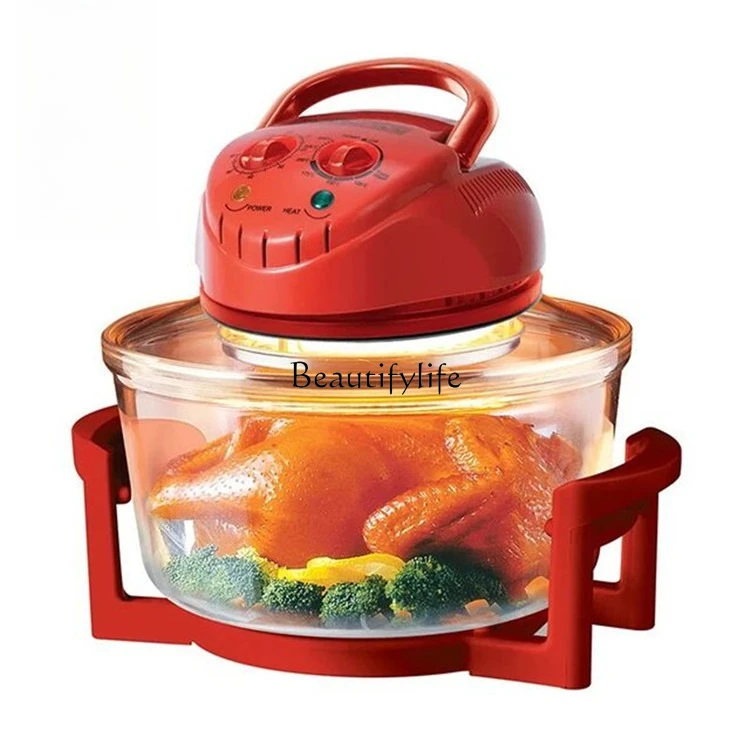

12L household borosilicate glass visual air fryer