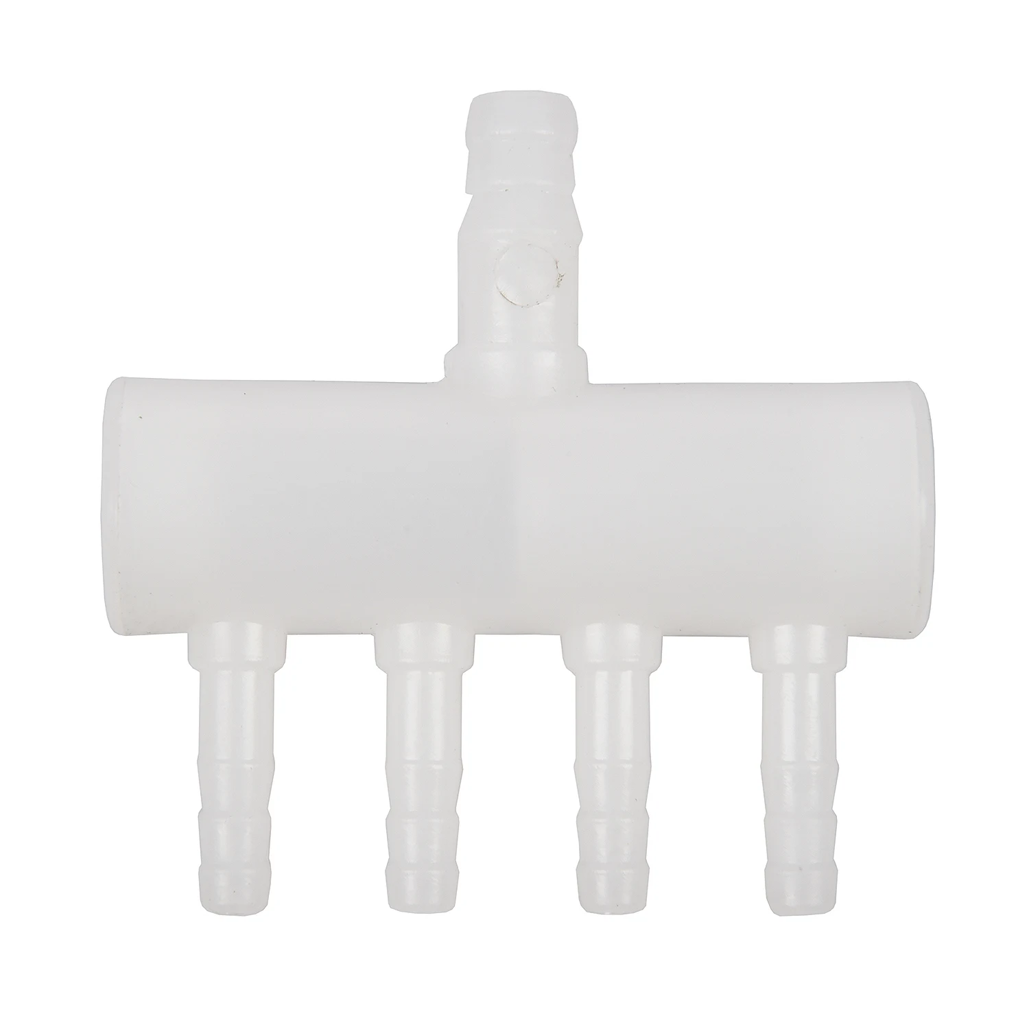 Plastic 4 Way Aquarium Oxygen Tube Fitting Splitter Manifold Tap Valve