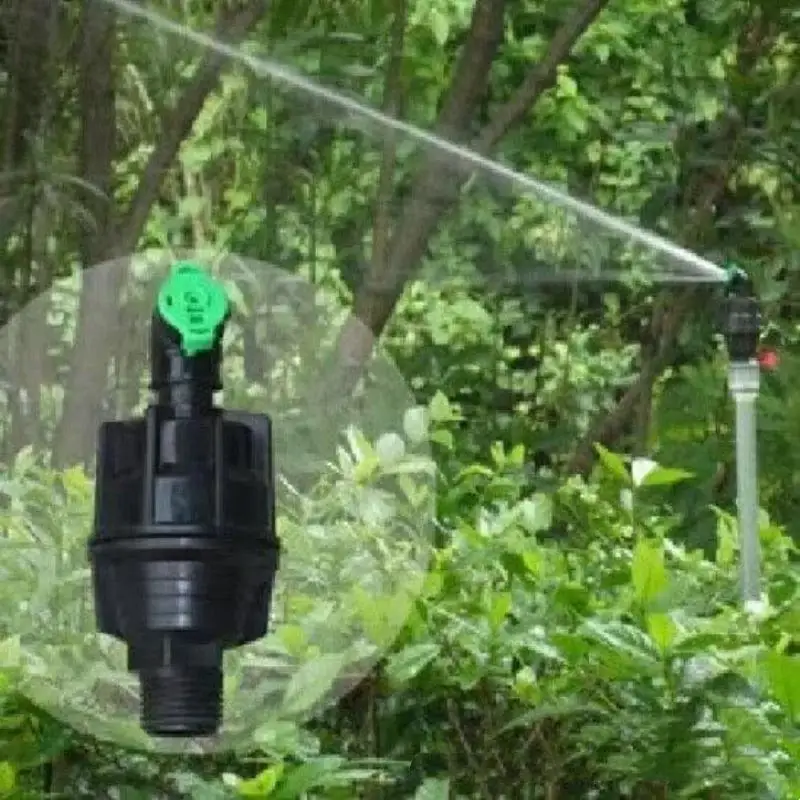 360° Rotating Garden Irrigation Nozzle Durable Adjustable 1/2 Inch Large-Area Coverage Lawn Yard Watering Irrigation Sprinklers.
