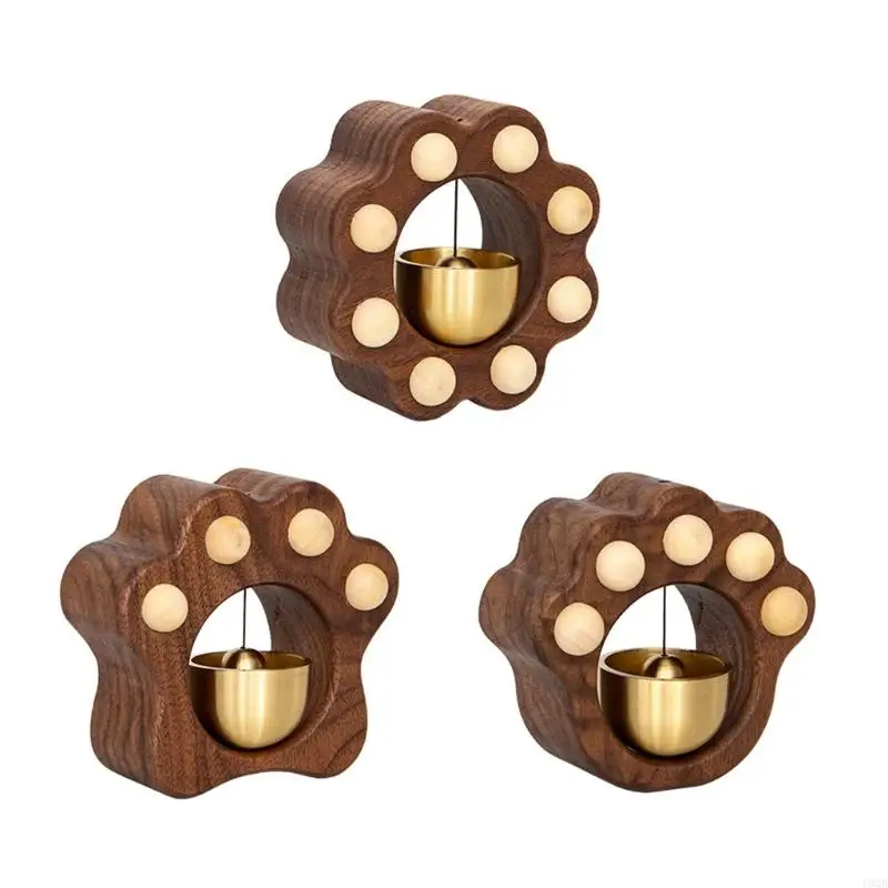 Shopkeeper Bells Paws Shaped Entering Bells Outdoor Windchime Doorbell