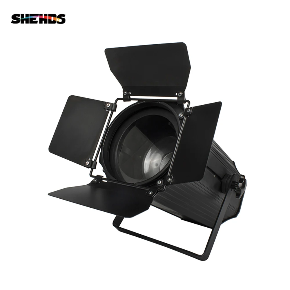 SHEHDS LED 200W Zoom Cool Warm White Par Light with Barndoors for Disco Wedding