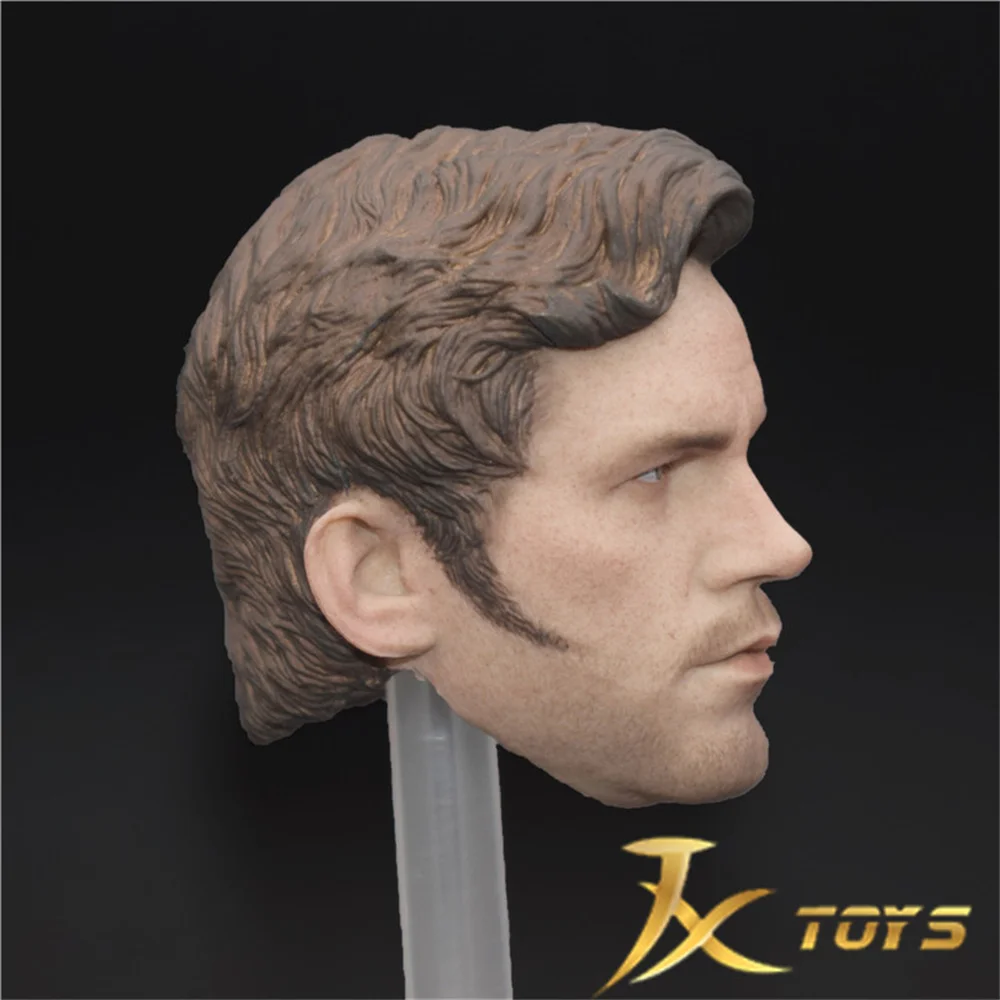JXTOYS-021 1/6 Chris Pratt Mannelijke Hoofd Sculptuur PVC Soldaat Hoofd Carving Ster Acteur Fit 12 ''Action Figure Body collectie Speelgoed
