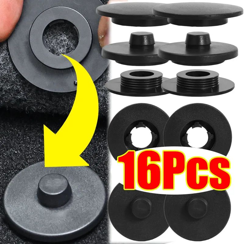 Clips de sujeción antideslizantes para alfombrillas de coche, juego de clips de sujeción de doble capa, accesorio universal de sujeción a presión para alfombras