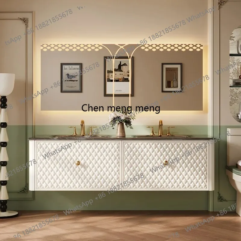 

Oak-style Bathroom Cabinets Vintage Combination Bathroom Cabinets Bathroom Sink Nice Home Furniture Mobili Da Bagno