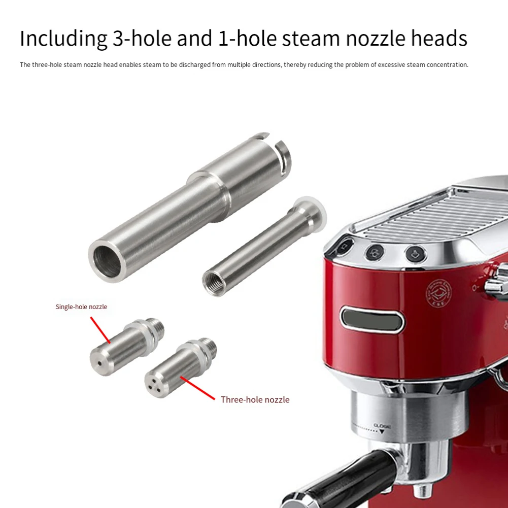 

Coffee Machine Steam Nozzle With Steam Tube For EC685 Switchable Single/Triple Hole Nozzles Coffee Machine Accessories