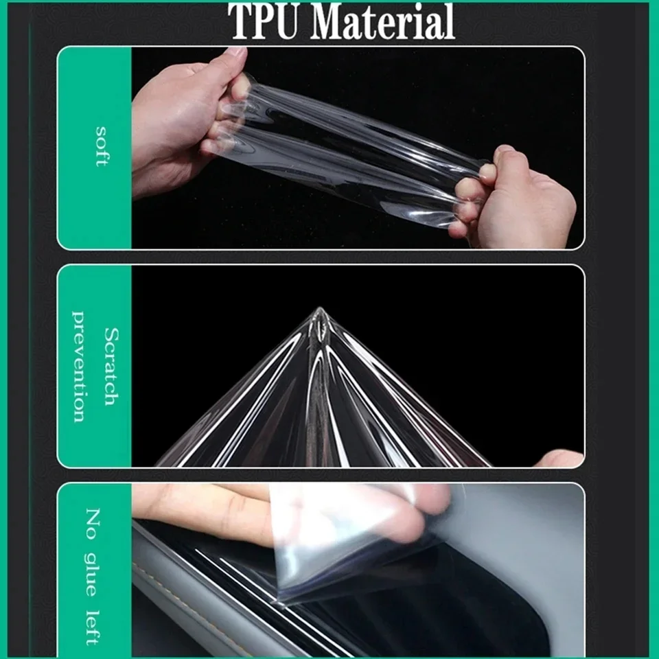 Transparente TPU-Schutzfolie für Hyundai Elantra 2025 2024 2023, Auto-Innenraum, zentrale Steuerung, Navigationszubehör, Aufkleber – Detail 2