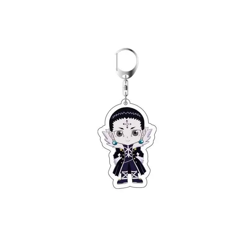 HUNTER x HUNTER Anime Killua Zoldyck Kurapika Key Chains Two-sided Keychain Cosplay Acrylic Pendant Keyring