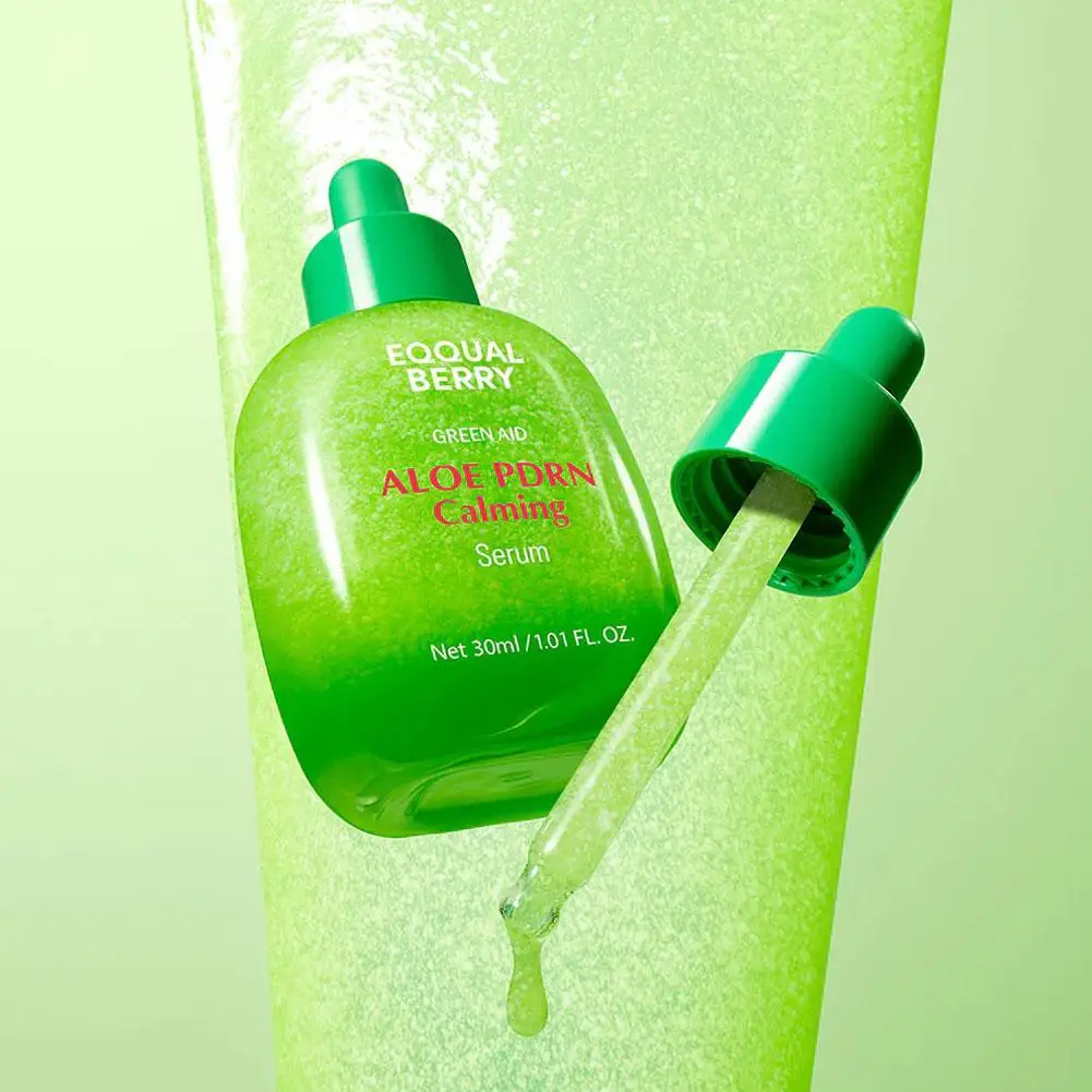 EQUAL‑BERRY 30ml Aloe PDRN Calming Soothing Repair Ampoule Serum Effective Repair After Sun Exposure Improve Dullness Skin Care