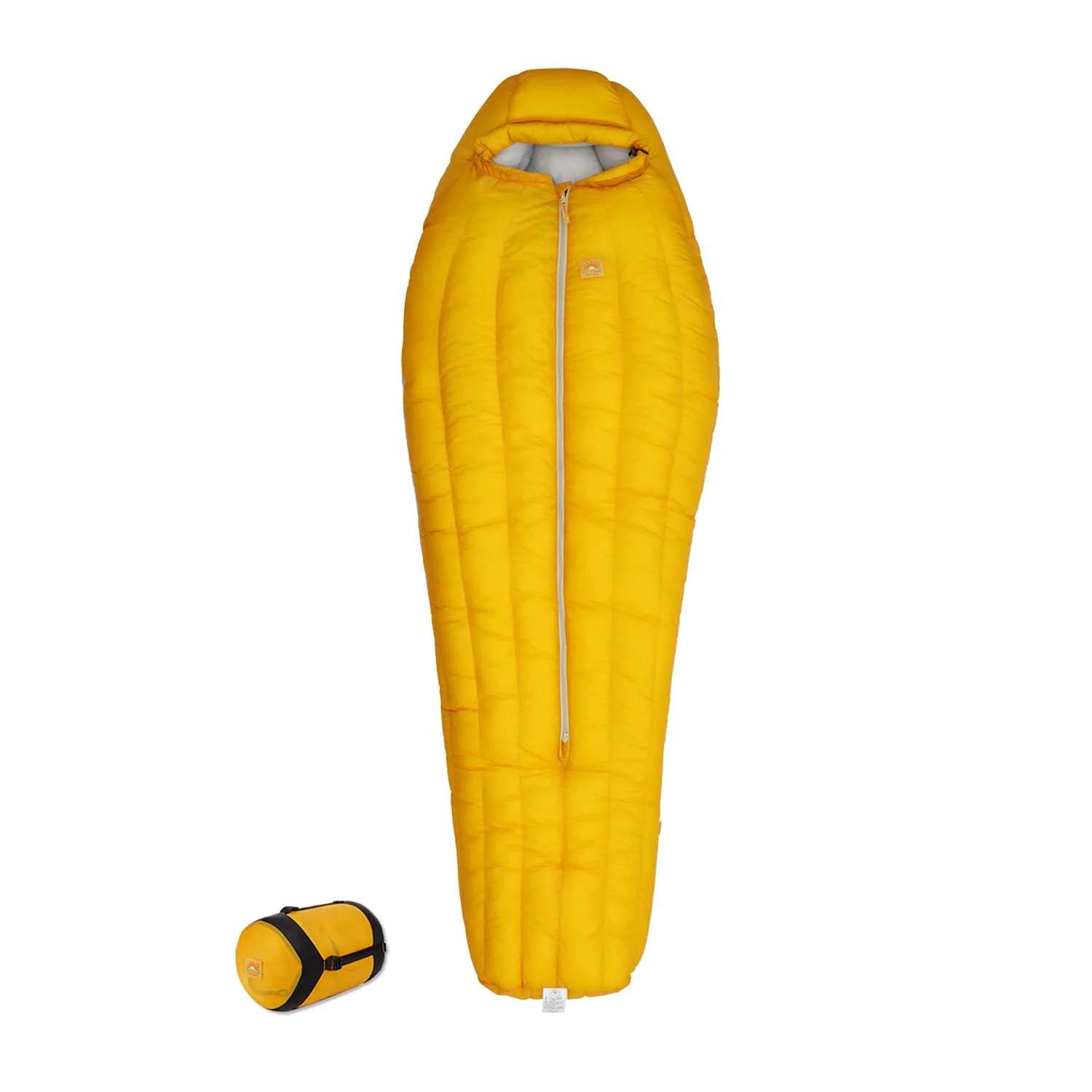 ！@High Quality Ultralight Mummy Winter Sleeping Bag Duck Filling Waterproof Nylon for Outdoor Camping Hiking Cold Weather Use