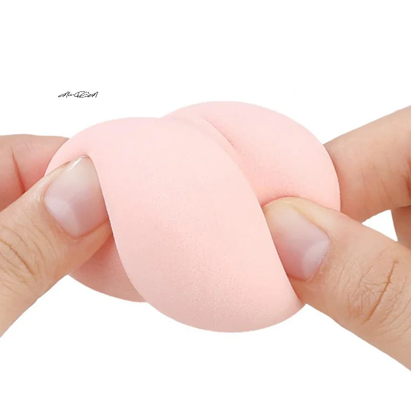 3 قطعة إسفنجة تجميل فائقة النعومة رطبة وجافة مقاومة للتلطيخ أدوات تجميل احترافية للنساء والفتيات أداة توزيع المكياج #4